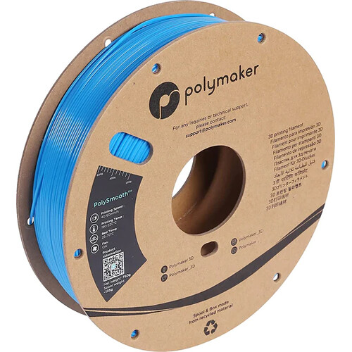 Polymaker 2.85mm PolySmooth Filament (750g Electric Blue)