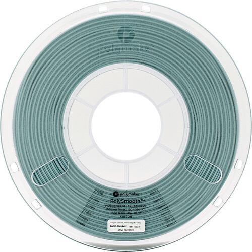 Polymaker PolySmooth 3D Printing Filament 1.65 lb (1.75mm Diameter Slate Gray)