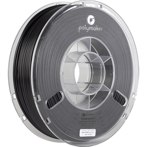Polymaker PolySmooth 3D Printing Filament 1.65 lb (2.85mm Diameter Black)