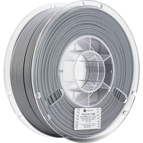 Polymaker PolyLite 2.85mm ABS Filament (1kg Gray)