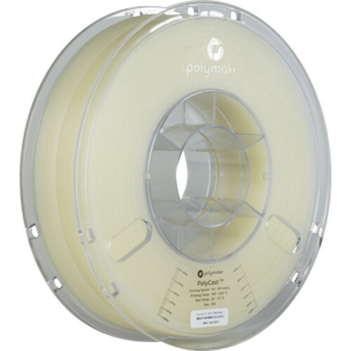 Polymaker 1.75mm PolyCast Filament (750g Natural)