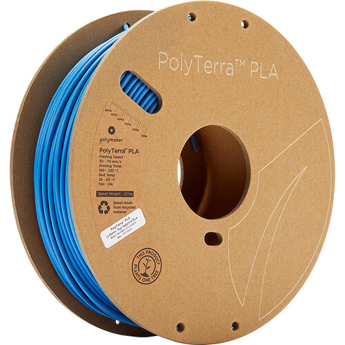 Polymaker 2.85mm PolyTerra PLA Filament (1kg Sapphire Blue)