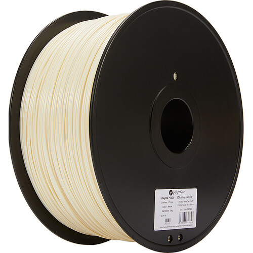 Polymaker PolyLite 1.75mm ASA 3D Printing Filament (6.6 lb Natural)