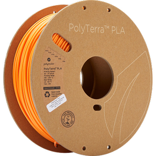 Polymaker 2.85mm PolyTerra PLA Filament (1kg Sunrise Orange)