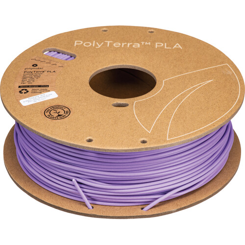 Polymaker 2.85mm PolyTerra PLA Filament (1kg Lavender Purple)