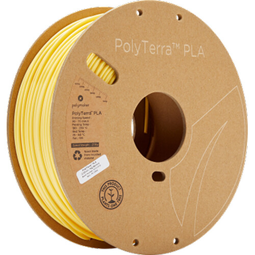 Polymaker 2.85mm PolyTerra PLA Filament (1kg Banana)