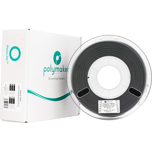 Polymaker 2.85mm PolyLite PETG Filament(3kg Black)