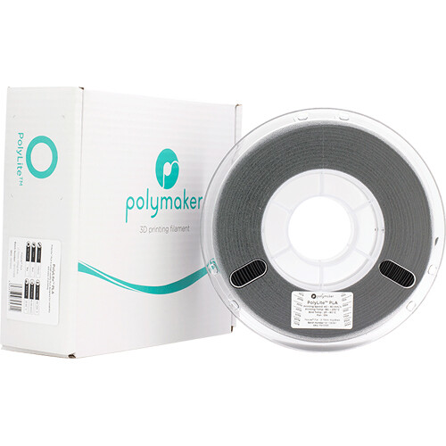 Polymaker PolyLite PLA 3D Printing Filament 11 lb (1.75mm Diameter Black)