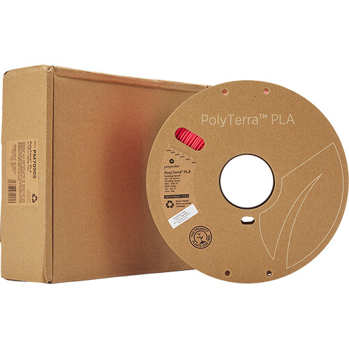 Polymaker 1.75mm PolyTerra PLA Filament (1kg Rose)