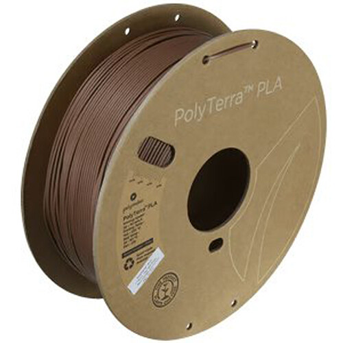 Polymaker 2.85mm PolyTerra PLA Filament (1kg Earth Brown)
