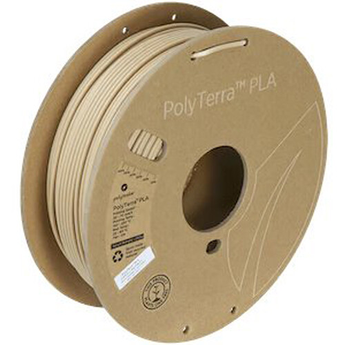 Polymaker 2.85mm PolyTerra PLA Filament (1kg Peanut)