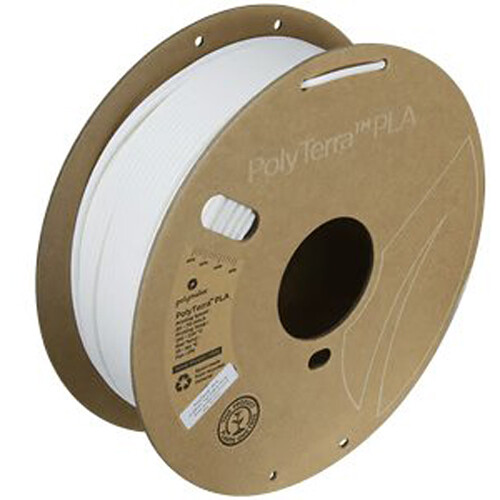 Polymaker 2.85mm PolyTerra PLA Filament (1kg Ice)