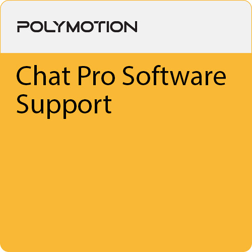 Polymotion 1-Year Support Plan for Chat Pro