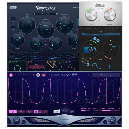 Polyverse Bundle - Pitch Freeze Vocal Transformer and Volume Modulation Plug-In Bundle (Download)