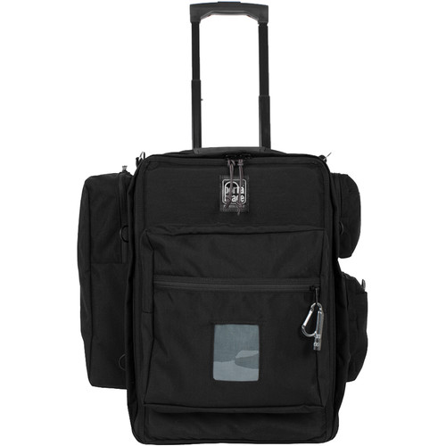 PortaBrace Lightweight Rigid-Frame Backpack with Off-Road Wheels for Canon C500 Mark II