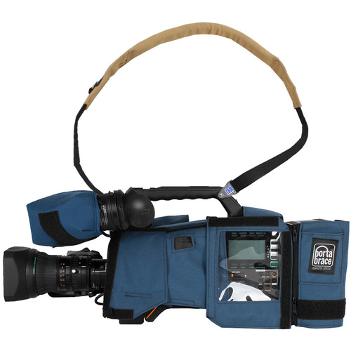 PortaBrace Body Armor for Panasonic AG-PX380 Camera (Blue)