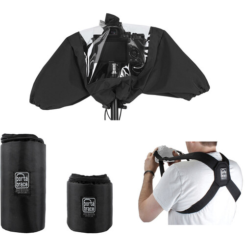 PortaBrace Rain Cover for Mirrorless Camera with 4