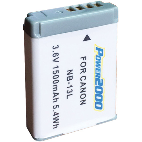 Power2000 ACD-431 NB-13L Lithium-Ion Battery Pack (3.6V 1500mAh)