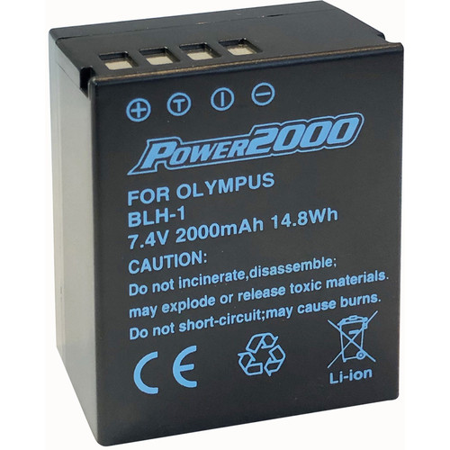 Power2000 BLH-1 Rechargeable Li-Ion Battery (7.4V 2000mAh 14.8Wh)