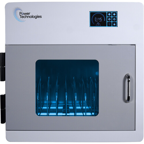 Power Technologies CNC-10 10-Bay UV-C Disinfecting & Charging Cabinet