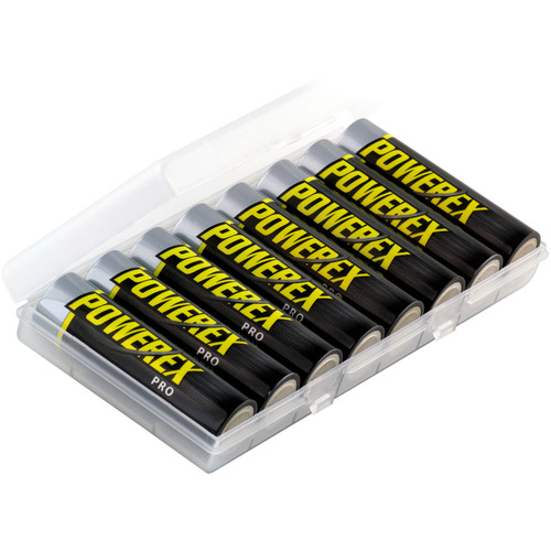 Powerex Pro Rechargeable AA NiMH Batteries MH8AAPROBH B&H