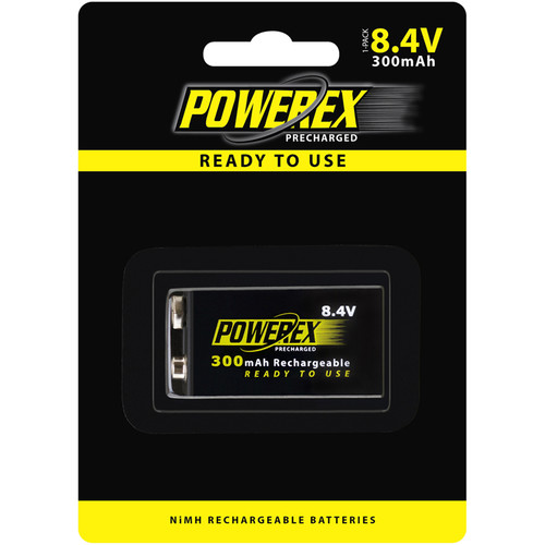 Powerex Precharged Rechargeable NiMH Battery (8.4V 300mAh)