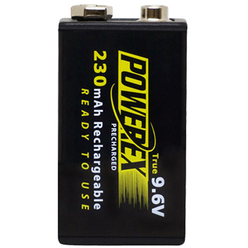 Powerex 9V Precharged Rechargeable NiMH Battery (9.6V 230mAh)
