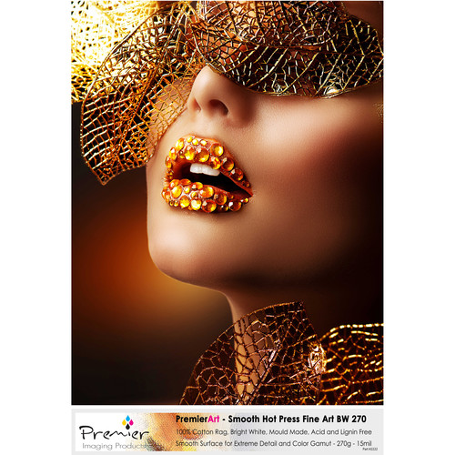Premier Imaging Smooth Fine Art Bright White Paper (270 gsm 8.5 x 11