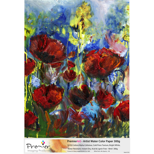 Premier Imaging PremierArt Artist Water Color Fine Art Paper (8.5 x 11