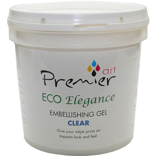 Premier Imaging ECO Elegance Inkjet Print Embellishing Gel (Clear 5 Gallon)