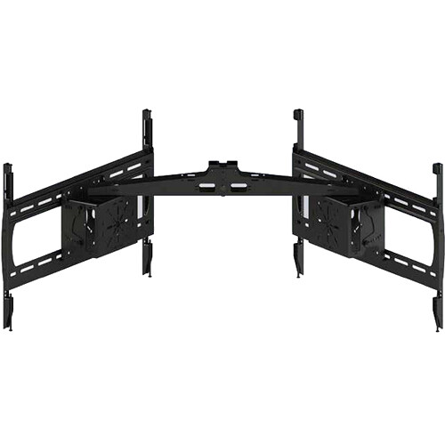 Premier Mounts Ultra Tilt Dual Swivel Portrait Ceiling Display Mount for 75