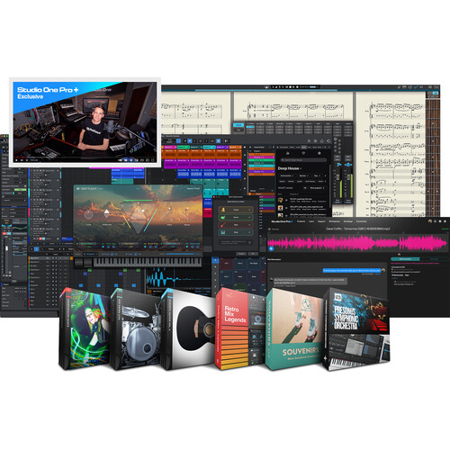 PreSonus Studio One 7 Professional Complete Music Production Software (6 Months of Studio One Pro+)