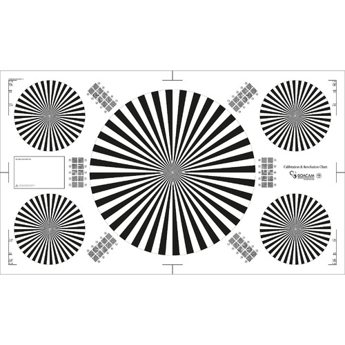 Pret a Tourner Goacam Exa 3 Calibration and Resolution Test Chart (28 x 48