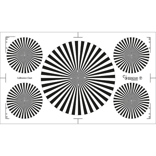 Pret a Tourner Goacam Tera 2 Calibration Test Chart (21 x 35