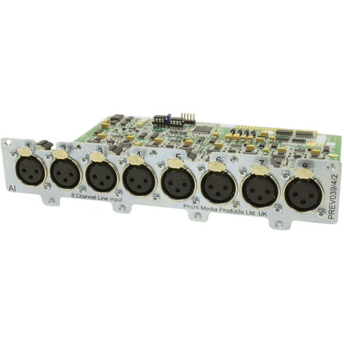 Prism Sound 8C-AD Analog Line Input Module for ADA-8XR Audio Interface