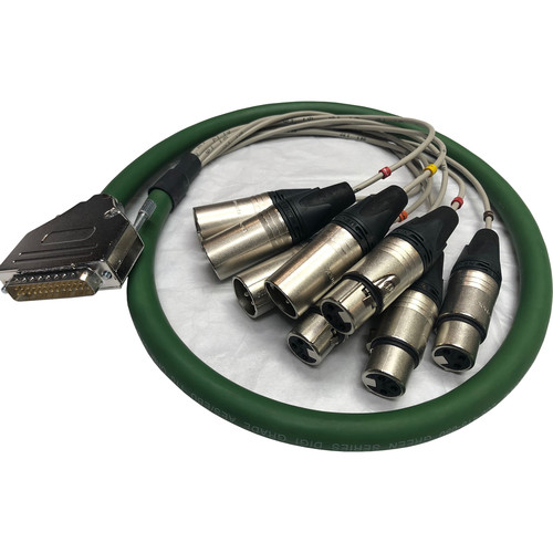 Prism Sound DB25 to XLR AES3 Breakout Cable (4.9') ADA8XR