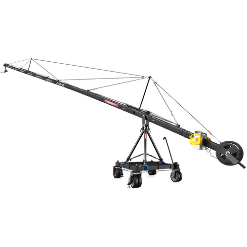 Proaim 40' Jumbo Film Production Kit with Jib Crane Heavy-Duty Stand Dolly & 3-Axis Pan/Tilt Head