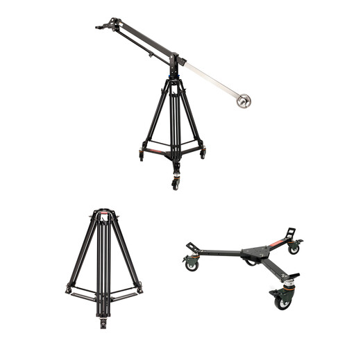 Proaim 7' Wave-2 Jib/Crane Arm with Tripod and Tripod Dolly Kit