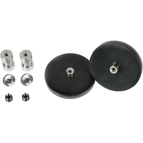 ProAm USA Rubber-Coated Filmmaking Vehicle Magnet Mounts (2-Pack)