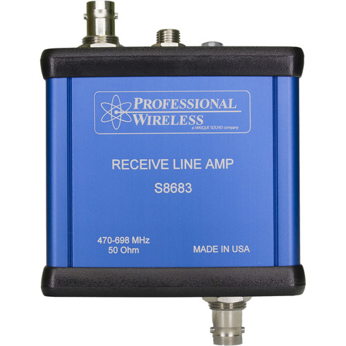 Professional Wireless Systems Receive Line Amp RF Signal S8683