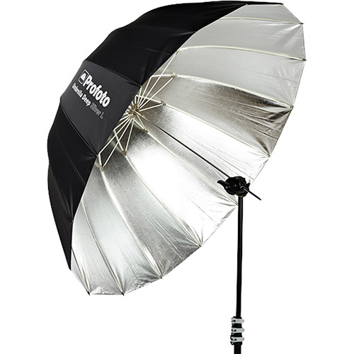 Profoto Deep Silver Umbrella (Large, 51") 100978 B&H Photo Video