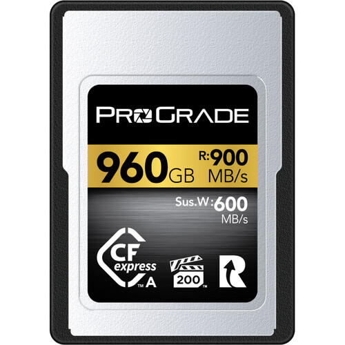 ProGrade Digital 960GB CFexpress 2.0 Type A Gold Memory Card