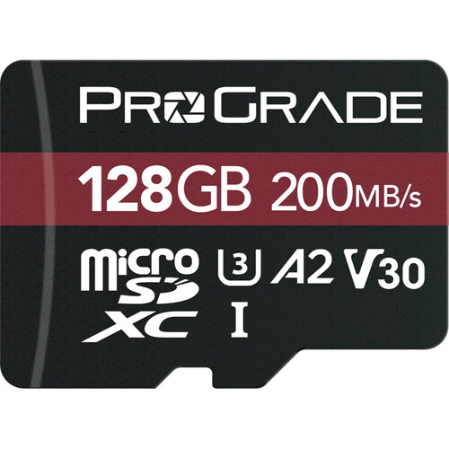 ProGrade Digital 128GB Strontium UHS-I microSDXC Memory Card