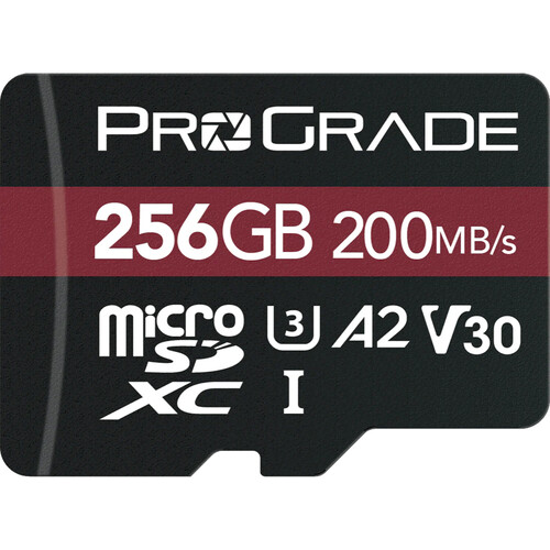 ProGrade Digital 256GB Strontium UHS-I microSDXC Memory Card