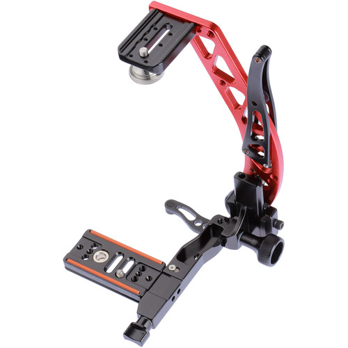 ProMediaGear BBX2 Boomerang Flash Bracket with Universal QR Plate (Red Right-Handed)