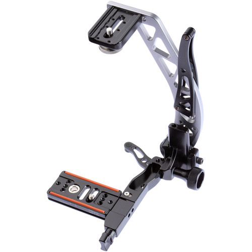 ProMediaGear BBX2 Boomerang Flash Bracket with Universal QR Plate (Titanium Right-Handed)
