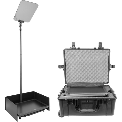 Prompter People StagePro Carbon Fiber Presidential Teleprompter with Travel Case (Single 24