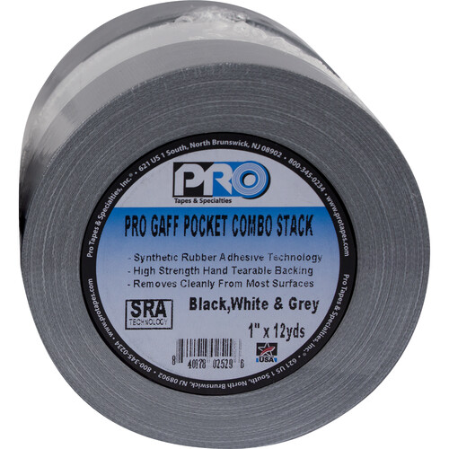ProTapes Pro Gaff Pocket Plus Tricolor Tape Stack (1