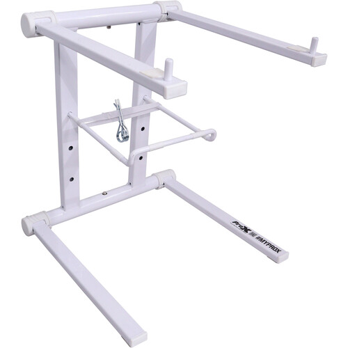ProX XO DJ Foldable Laptop Stand with Carrying Bag (White)