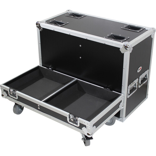 ProX ATA Flight Case for Two QSC-K12 Speakers (Black)